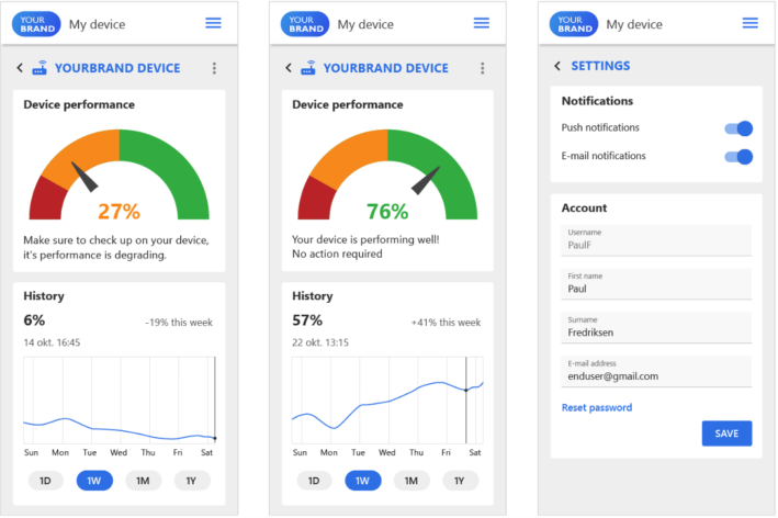 Mobile asset management app